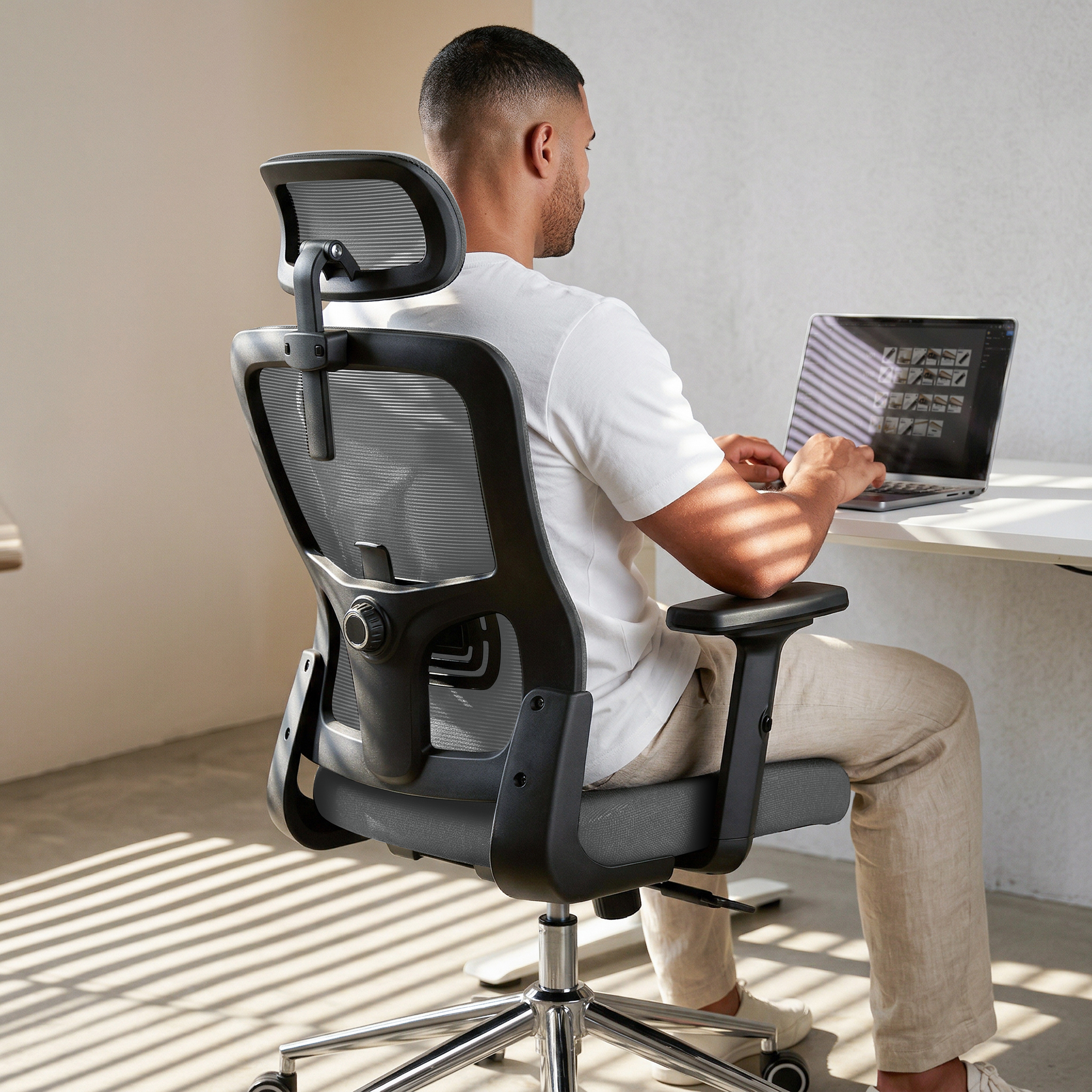 CLOUVOU BrightSeat – Chaise de bureau ergonomique : Meilleur rapport qualité-prix