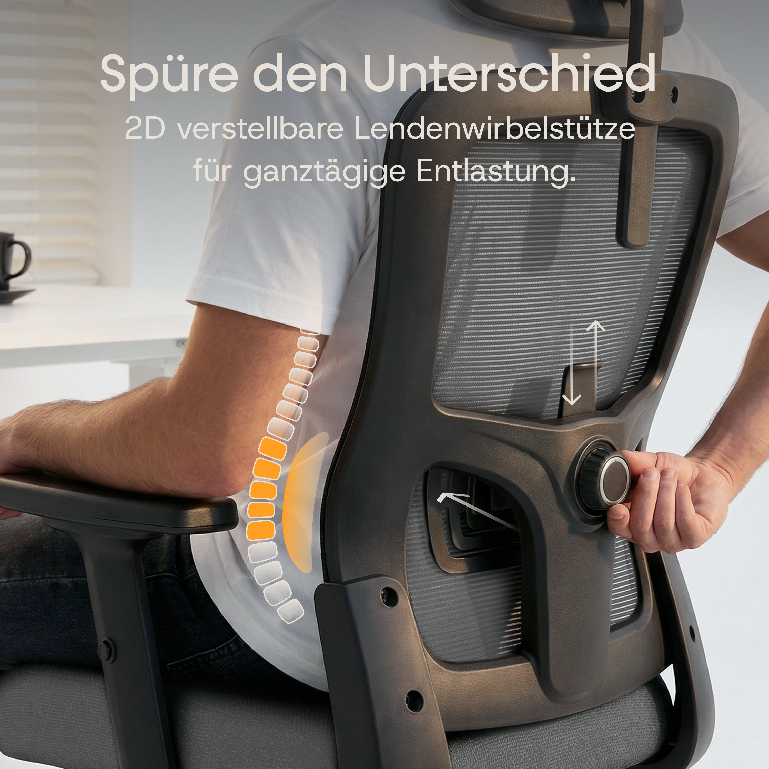 CLOUVOU BrightSeat – Chaise de bureau ergonomique : Meilleur rapport qualité-prix