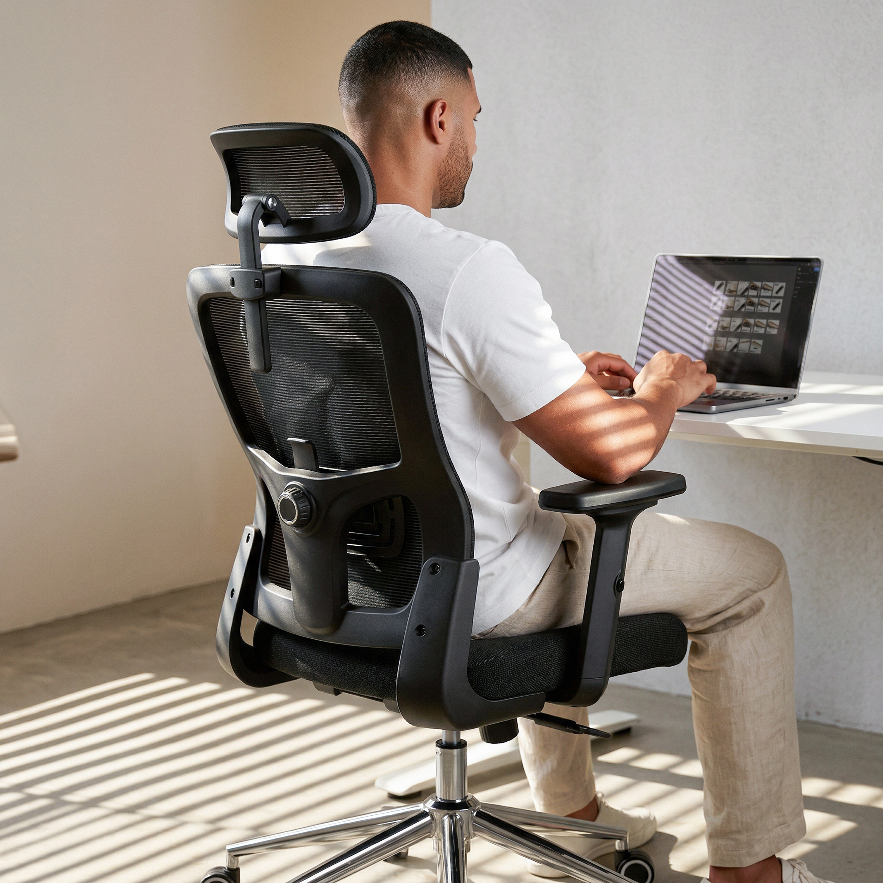 CLOUVOU BrightSeat – Chaise de bureau ergonomique : Meilleur rapport qualité-prix