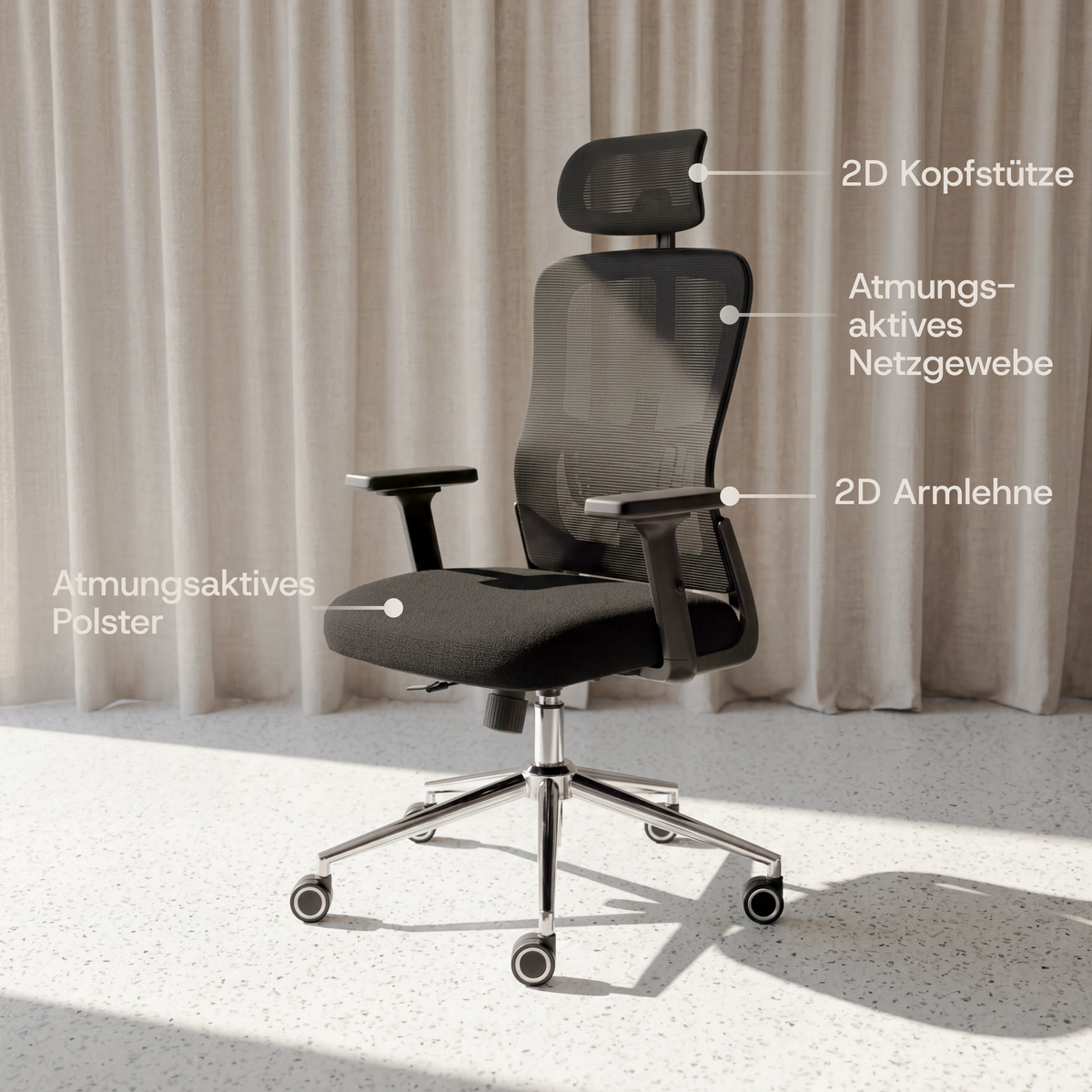 Clouvou BrightSeat – Chaise de bureau ergonomique : meilleur rapport qualité-prix
