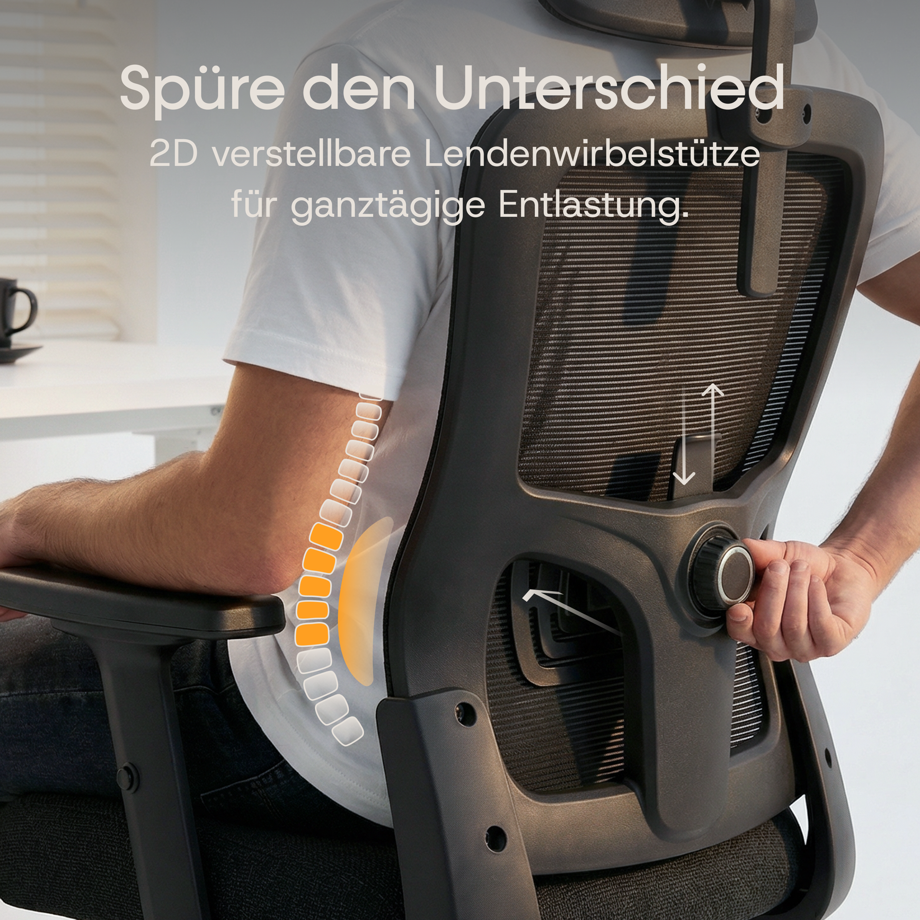 CLOUVOU BrightSeat – Chaise de bureau ergonomique : Meilleur rapport qualité-prix