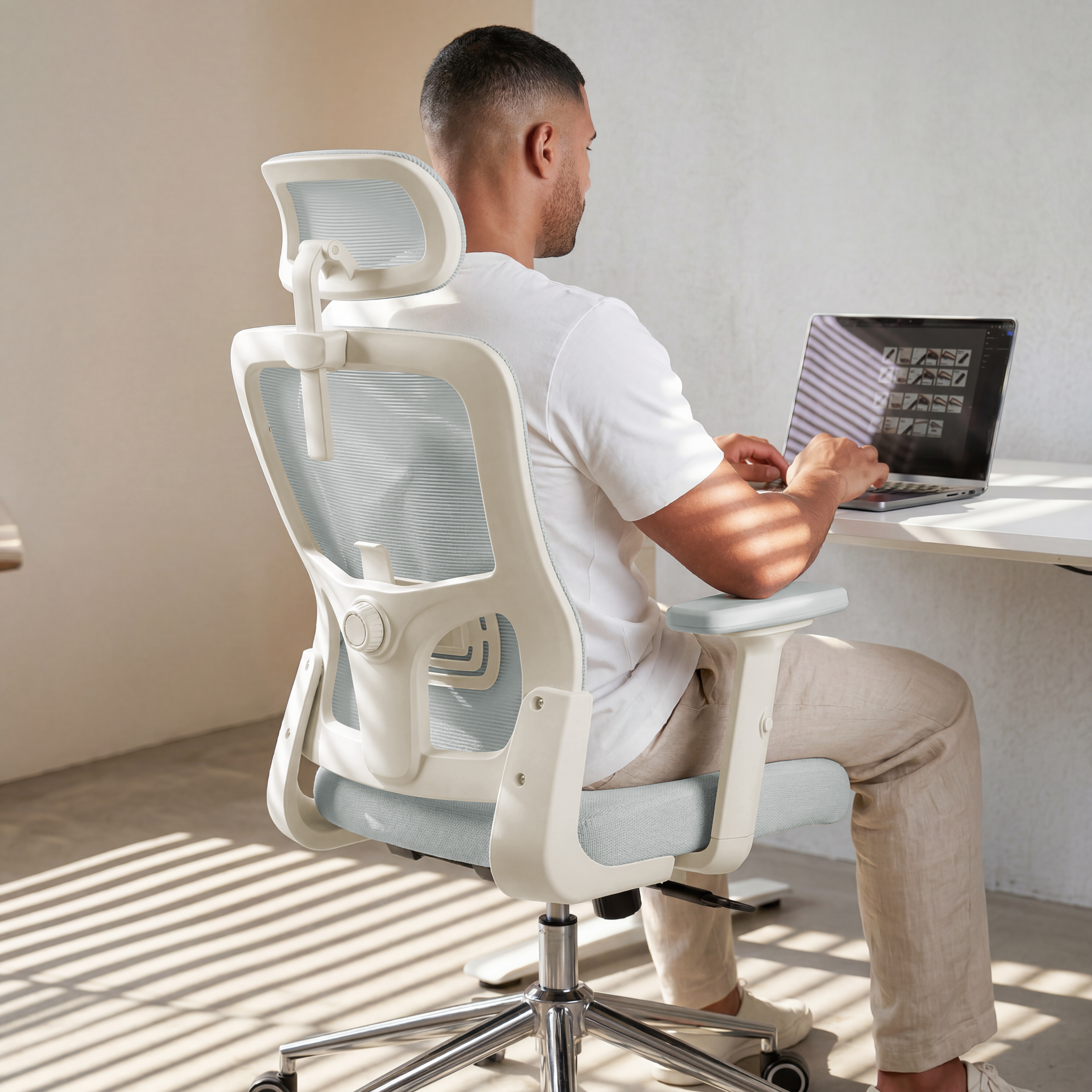 CLOUVOU BrightSeat – Chaise de bureau ergonomique : Meilleur rapport qualité-prix