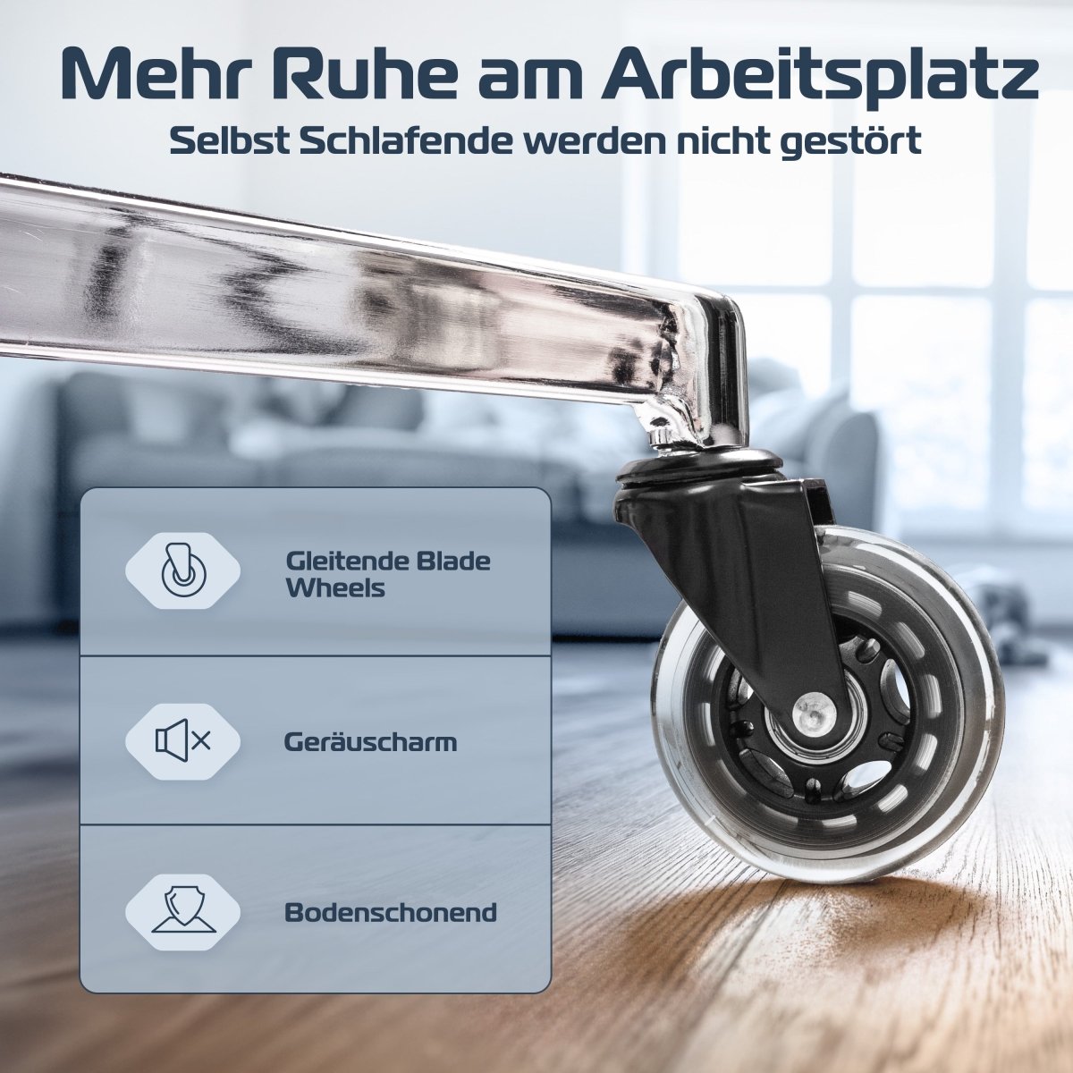 CLOUVOU CleverSeat - Ergonomischer Bürostuhl "Zeitloses Design trifft auf unschlagbare Qualität" - Clouvou #farbe_grau