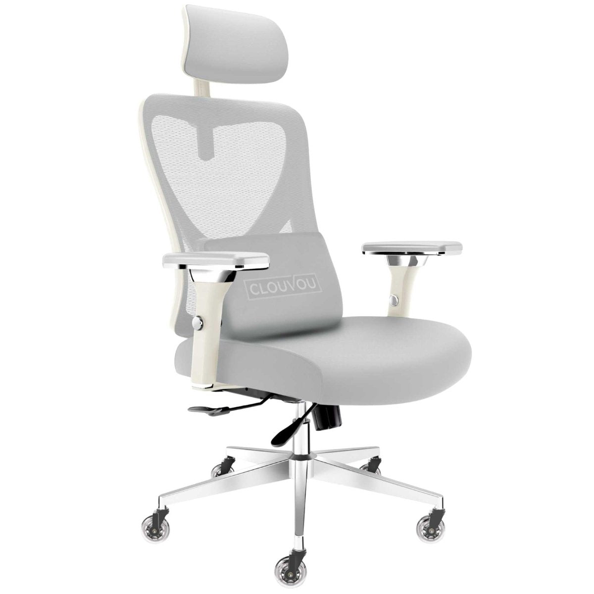 CLOUVOU CleverSeat - Ergonomischer Testsieger Bürostuhl - Clouvou Creme