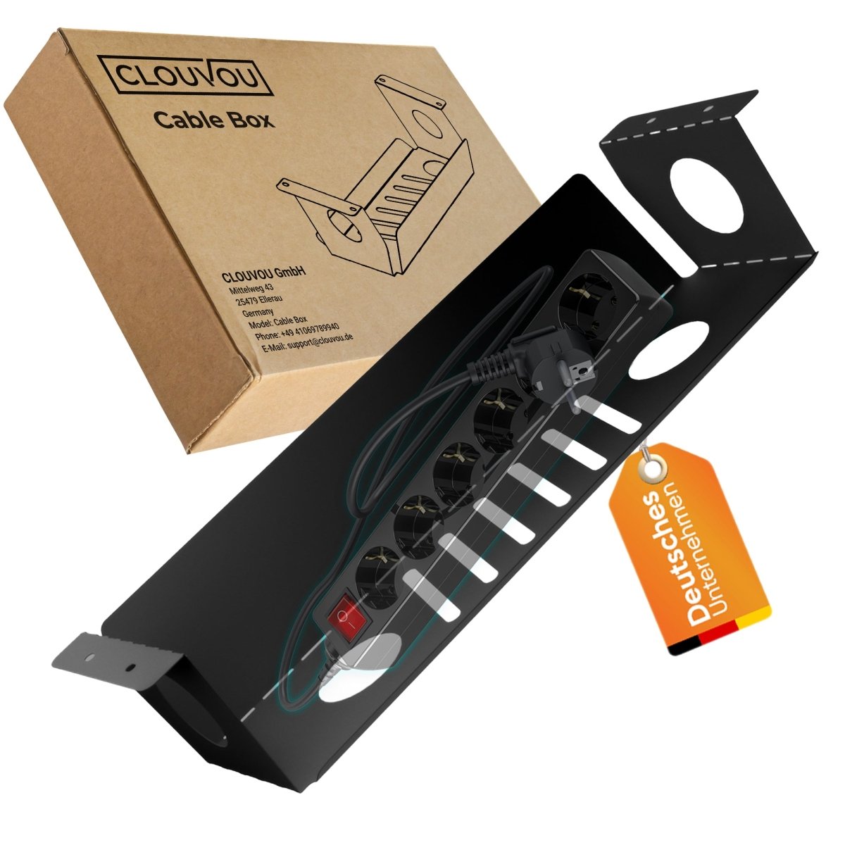 CLOUVOU Kabelmanagement - Clouvou Schwarz