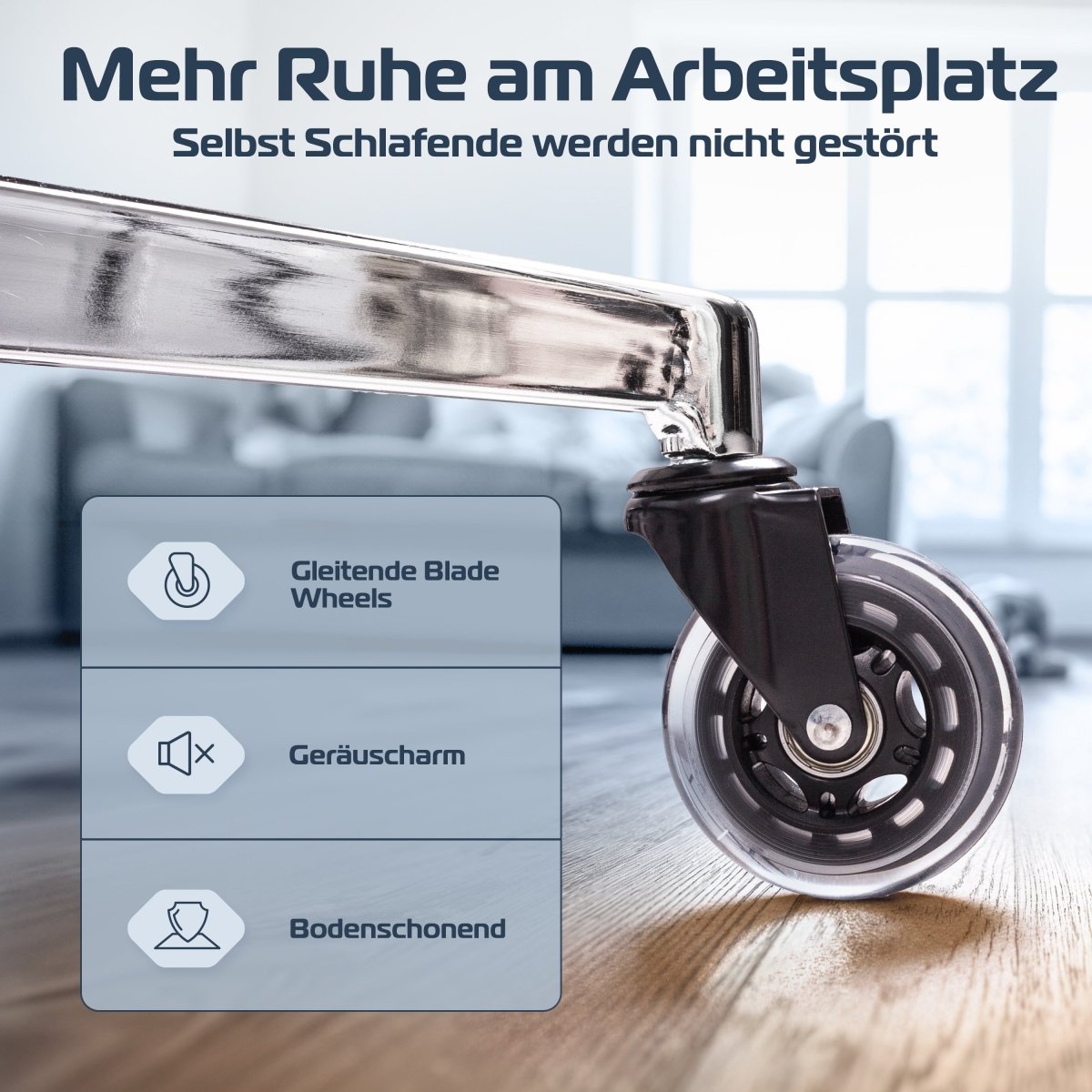 CLOUVOU SmartSeat – Ergonomischer Bürostuhl "Dein verlässlicher Begleiter im Arbeitsalltag" - Clouvou #farbe_schwarz