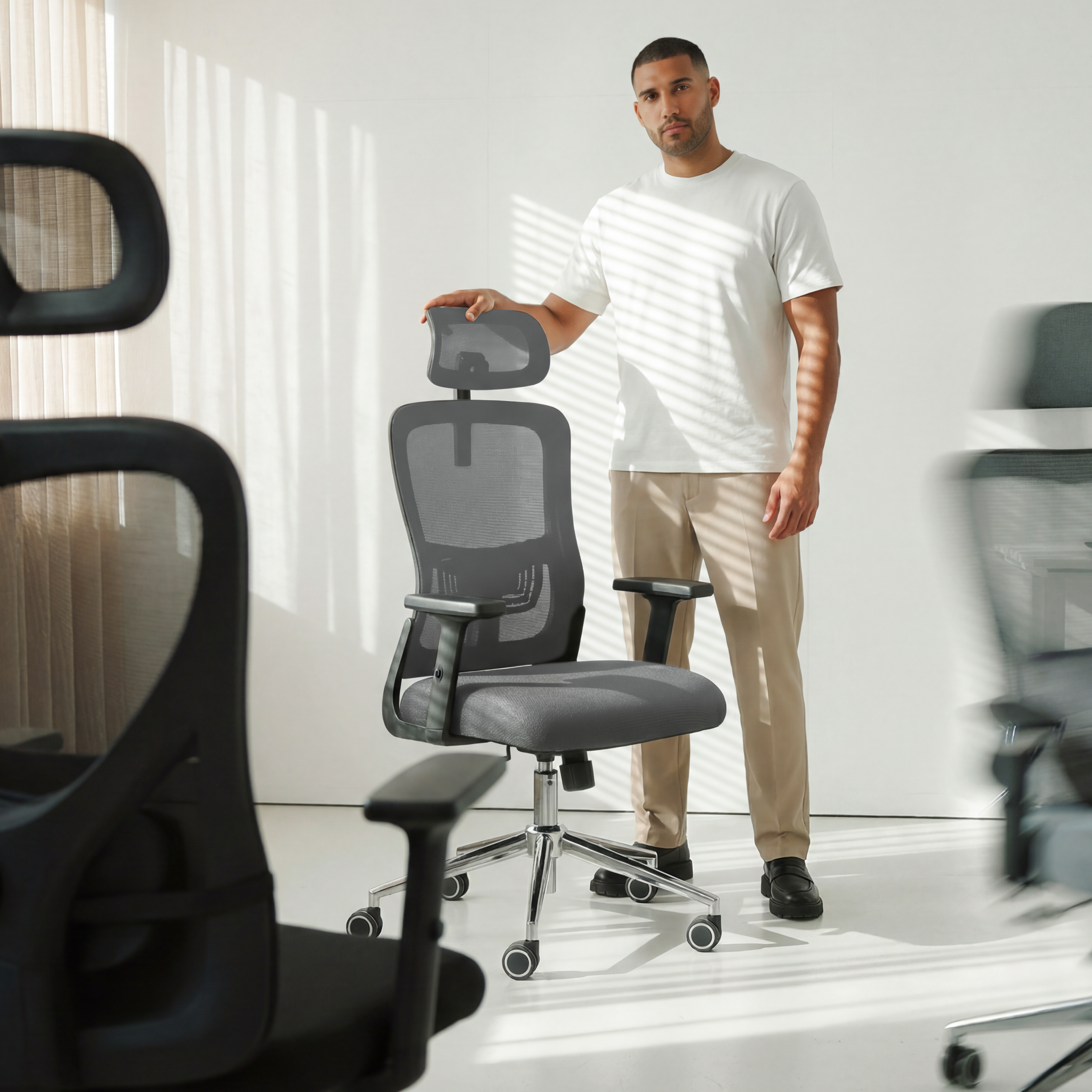 CLOUVOU BrightSeat – Chaise de bureau ergonomique : Meilleur rapport qualité-prix