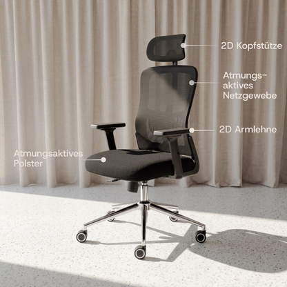 Clouvou BrightSeat – Chaise de bureau ergonomique : meilleur rapport qualité-prix