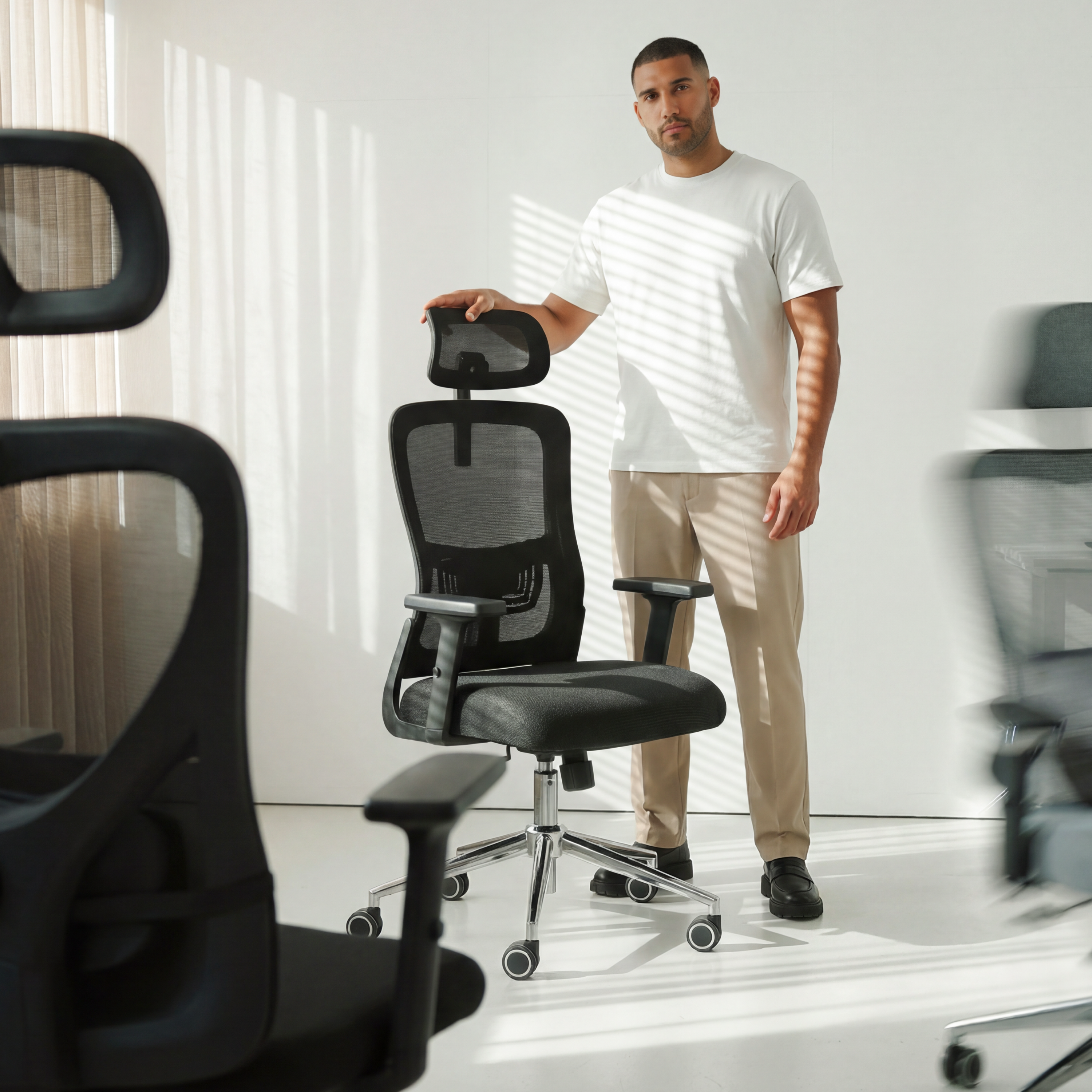 CLOUVOU BrightSeat – Chaise de bureau ergonomique : Meilleur rapport qualité-prix