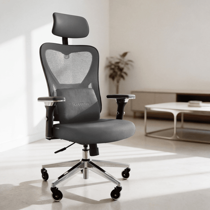 CLOUVOU CleverSeat - Ergonomischer Testsieger Bürostuhl - Clouvou Grau