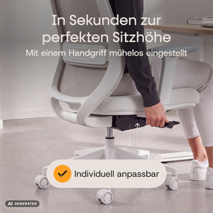 BALANCE – Ergonomischer Bürostuhl - Clouvou Schwarz