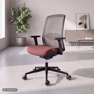 CALM – Ergonomischer Bürostuhl - Clouvou Schwarz
