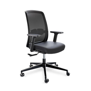 CALM – Ergonomischer Bürostuhl - Clouvou Schwarz
