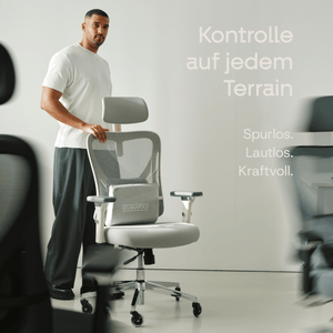CLOUVOU Blade Wheels – PU - Bürostuhlrollen | 5er - Set - Clouvou