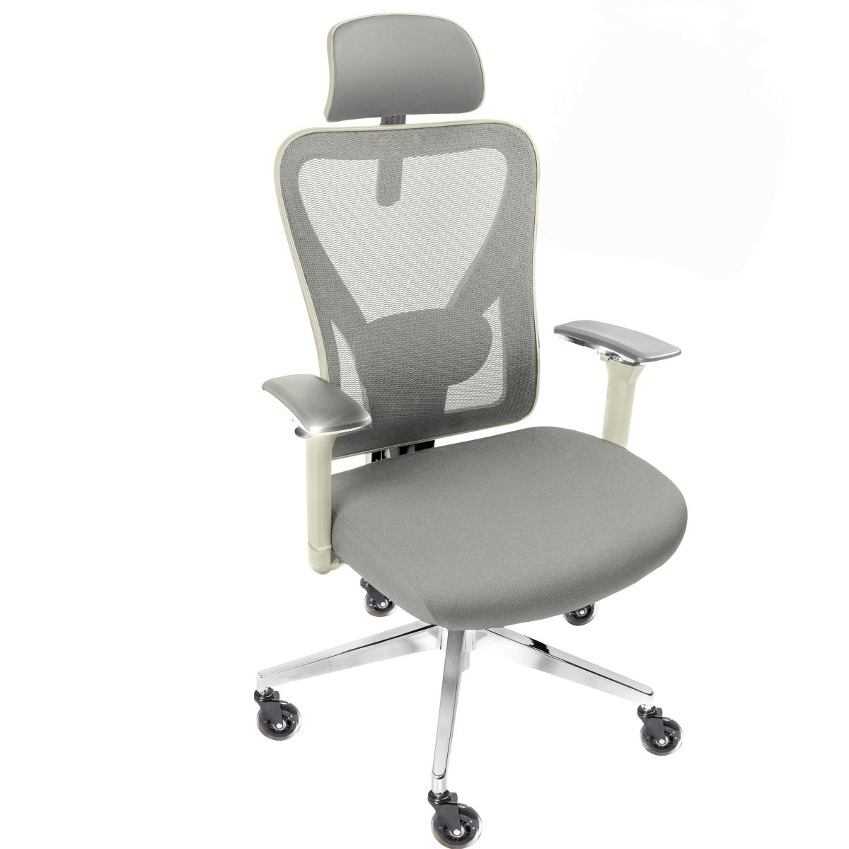 CLOUVOU CleverSeat - Ergonomischer Bürostuhl "Zeitloses Design trifft auf unschlagbare Qualität" - Clouvou #farbe_creme