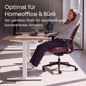 VOLUME – Ergonomischer Bürostuhl - Clouvou Schwarz